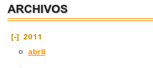 jQuery Archive List Widget screenshot 2