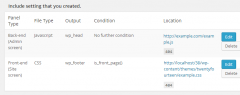 Js Css Include Manager screenshot 2