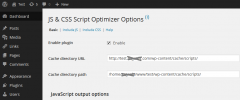 JS & CSS Script Optimizer screenshot 1