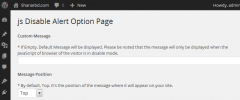 js Disable Alert screenshot 1