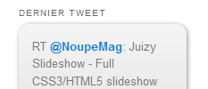 Juiz Last Tweet Widget screenshot 1