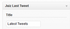Juiz Last Tweet Widget screenshot 2
