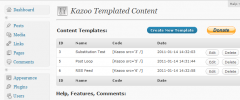 Kazoo Templated Content screenshot 1