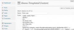 Kazoo Templated Content screenshot 2