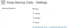 Keep Backup Daily screenshot 2