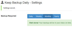 Keep Backup Daily screenshot 5