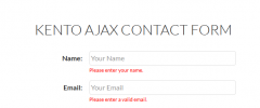 Kento Ajax Contact Form screenshot 3