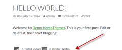 Kento Post View Counter screenshot 1