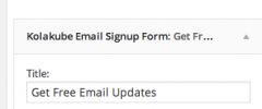 Kolakube Email Forms screenshot 5
