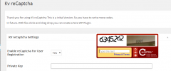 KV reCaptcha screenshot 1