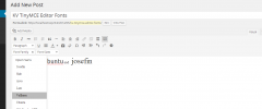 KVTinyMCE Editor Add Fonts screenshot 1