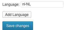 Language Field screenshot 2