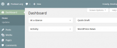 Large Admin Bar screenshot 1