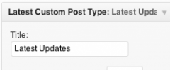 Latest Custom Post Type Updates screenshot 1