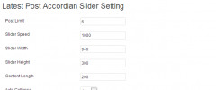 Latest Post Accordian Slider screenshot 1