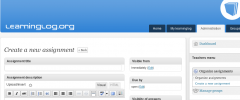Learninglog screenshot 2