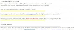 Liberty Reserve Payment WPPlugin screenshot 1