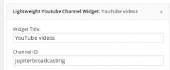 Lightweight YouTube Channel Widget screenshot 1