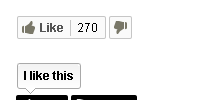 Like Button Voting & Rating screenshot 1
