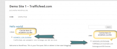 Wp-Trafficfeed screenshot 1