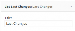 List Last Changes screenshot 1