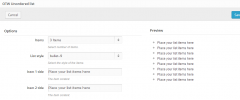 Lists Shortcode and Widget screenshot 3