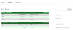 Live Score screenshot 1