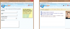 LiveHelpNow Help Desk -- Chat Button screenshot 2