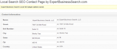 Local Search SEO Contact Page screenshot 3