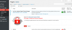 Lock Your Updates Plugins/Themes Manager screenshot 3