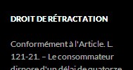 Woocommerce - Loi Hamon screenshot 2