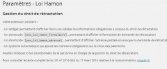 Woocommerce - Loi Hamon screenshot 5