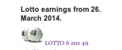 Lottoland Earnings Figures Widget screenshot 2