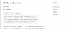LTW Content Shortcodes screenshot 1
