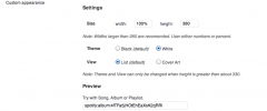 M77 Spotify Embed screenshot 1
