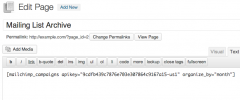MailChimp Campaign Archive screenshot 1