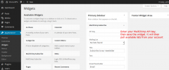 MailChimp Subscribe Widget screenshot 1