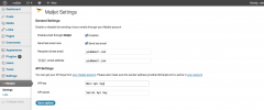 Mailjet for Wordpress screenshot 1