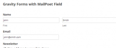 MailPoet Gravity Forms Add-on screenshot 3
