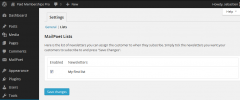 MailPoet Paid Memberships Pro Add-on screenshot 3