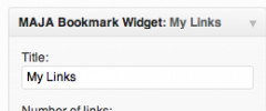 Maja Bookmarks screenshot 1