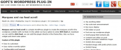 Marquee xml rss feed scroll screenshot 1