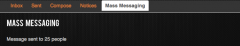 Mass Messaging in Buddypress screenshot 2