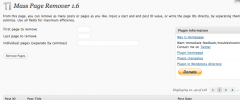 Mass Page Remover screenshot 1