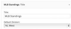 Mat Gargano's Baseball Standings screenshot 1