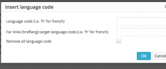 MCE Accessible Language Change screenshot 2