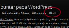 Mechanic Post Hits Counter screenshot 1
