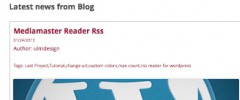 Mediamaster RSS Reader screenshot 1