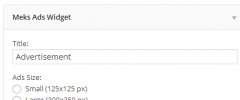 Meks Easy Ads Widget screenshot 1