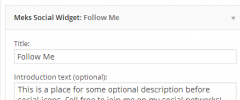 Meks Smart Social Widget screenshot 1